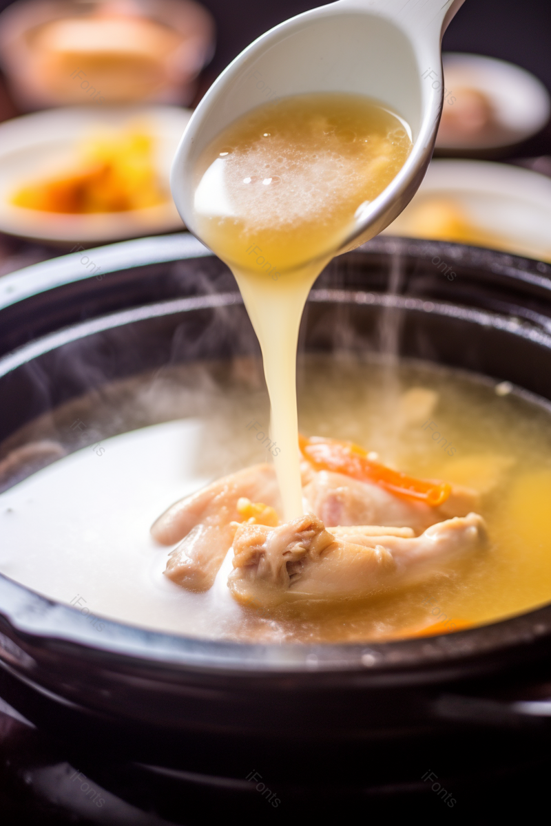 一尊熬制很久的老火靓汤养生鸡汤鸡肉传统美食,高清,摄影图,摄影图片,图片大全,摄影图免费下载
